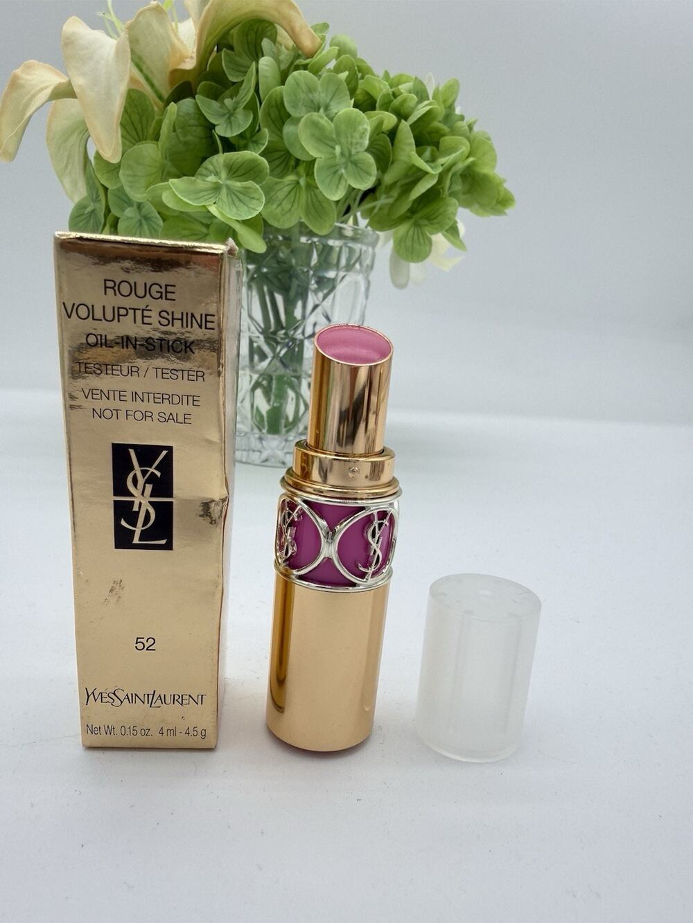 YSL Yves Saint Laurent Rouge Volupte Shine Oil-In-Stick Lipstick 52 TRAPEZE PINK
